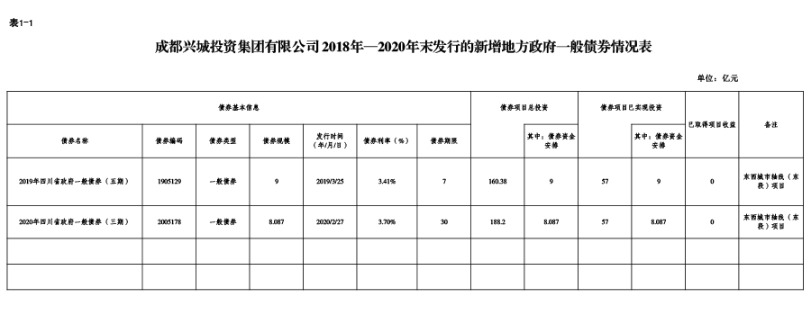星空手机官网入口-2018年—2020年末发行的新增地方政府一般债券情况表